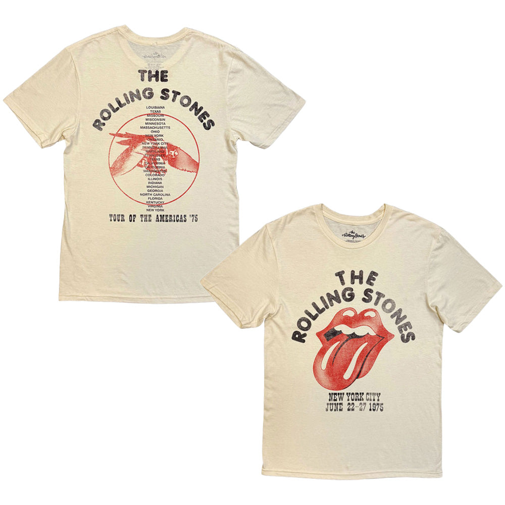 ROLLING STONES - (7月 新譜 記念 ) - New York City / バックプリントあり(復刻ツアーTシリーズ)